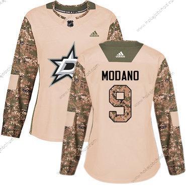 Adidas Žena Dallas Stars #9 Mike Modano Camo Autentické 2017 Veterans Day Sešitý NHL Dres