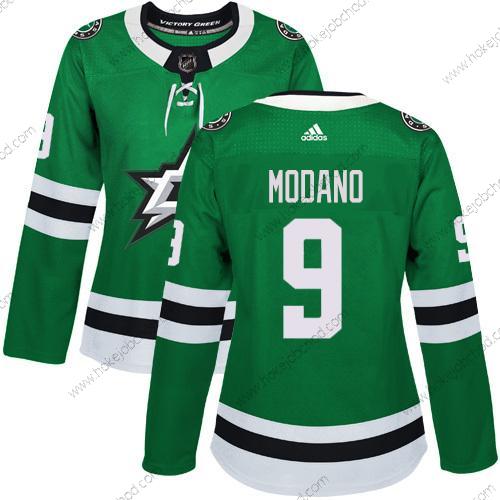 Adidas Žena Dallas Stars #9 Mike Modano Zelená Domácí Autentické Sešitý NHL Dres