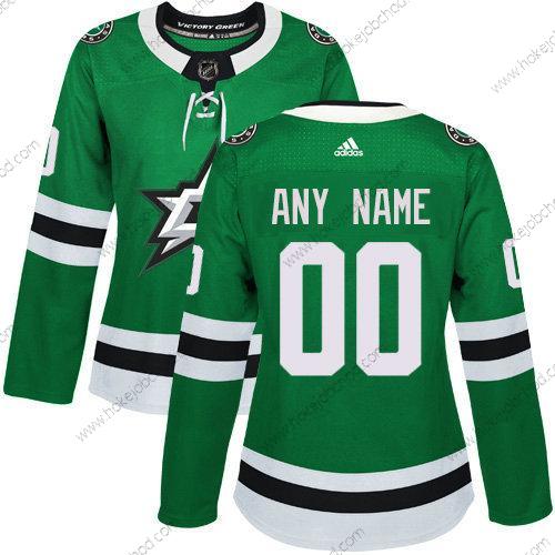 Adidas Žena Dallas Stars Přizpůsobené Autentické Zelená Domácí NHL Dres