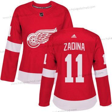 Adidas Žena Detroit Red Wings #11 Filip Zadina Premier Červené Domácí Dres