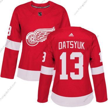 Adidas Žena Detroit Red Wings #13 Pavel Datsyuk Červené Domácí Autentické Sešitý NHL Dres