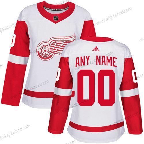 Adidas Žena Detroit Red Wings Přizpůsobené NHL Autentické Bílý Dres