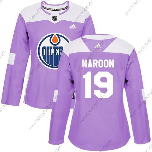 Adidas Žena Edmonton Oilers #19 Patrick Maroon Nachový Autentické Bojuje proti rakovině Sešitý NHL Dres