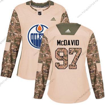 Adidas Žena Edmonton Oilers #97 Connor Mcdavid Camo Autentické 2017 Veterans Day Sešitý NHL Dres