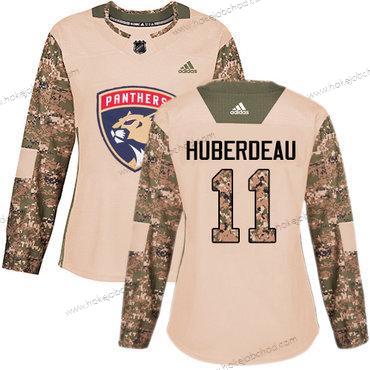 Adidas Žena Florida Panthers #11 Jonathan Huberdeau Camo Autentické 2017 Veterans Day Sešitý NHL Dres