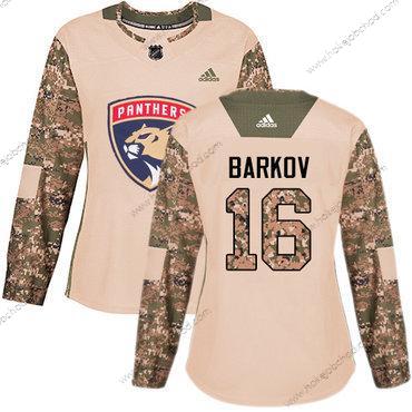 Adidas Žena Florida Panthers #16 Aleksander Barkov Camo Autentické 2017 Veterans Day Sešitý NHL Dres