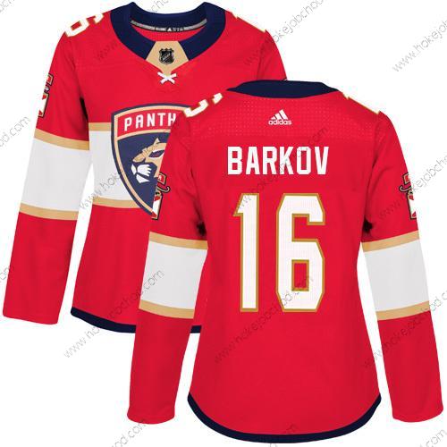 Adidas Žena Florida Panthers #16 Aleksander Barkov Červené Domácí Autentické Sešitý NHL Dres