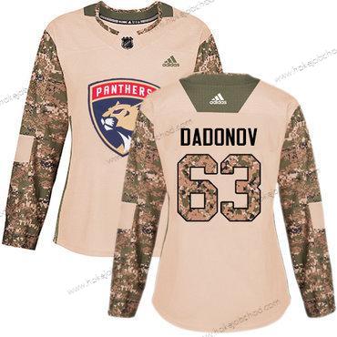 Adidas Žena Florida Panthers #63 Evgenii Dadonov Camo Autentické 2017 Veterans Day Sešitý NHL Dres