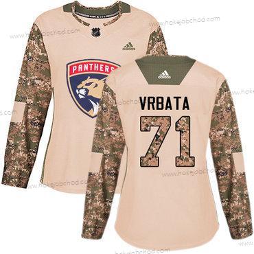 Adidas Žena Florida Panthers #71 Radim Vrbata Camo Autentické 2017 Veterans Day Sešitý NHL Dres