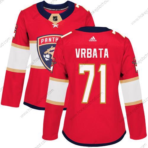 Adidas Žena Florida Panthers #71 Radim Vrbata Červené Domácí Autentické Sešitý NHL Dres