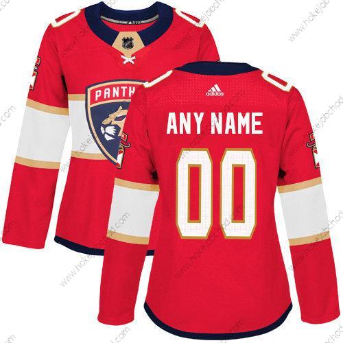 Adidas Žena Florida Panthers Přizpůsobené Autentické Červené Domácí NHL Dres