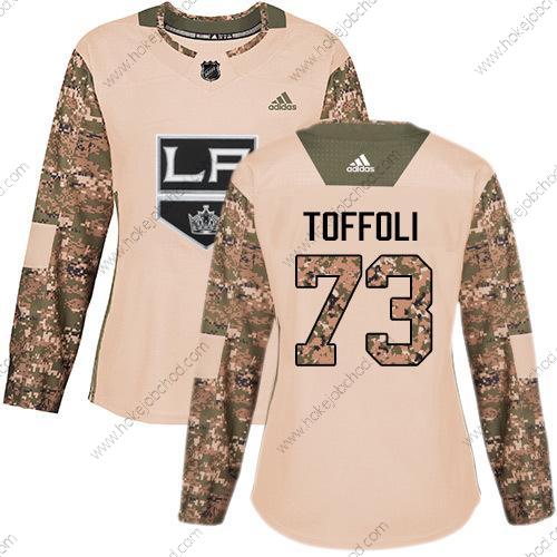 Adidas Žena Los Angeles Kings #73 Tyler Toffoli Camo Autentické 2017 Veterans Day Sešitý NHL Dres