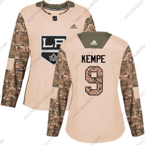 Adidas Žena Los Angeles Kings #9 Adrian Kempe Camo Autentické 2017 Veterans Day Sešitý NHL Dres