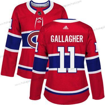 Adidas Žena Montreal Canadiens #11 Brendan Gallagher Červené Domácí Autentické Sešitý NHL Dres