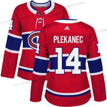 Adidas Žena Montreal Canadiens #14 Tomas Plekanec Červené Domácí Autentické Sešitý NHL Dres