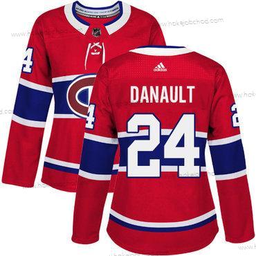 Adidas Žena Montreal Canadiens #24 Phillip Danault Červené Domácí Autentické Sešitý NHL Dres