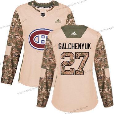 Adidas Žena Montreal Canadiens #27 Alex Galchenyuk Camo Autentické 2017 Veterans Day Sešitý NHL Dres