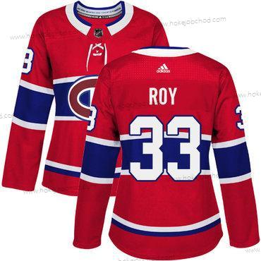 Adidas Žena Montreal Canadiens #33 Patrick Roy Červené Domácí Autentické Sešitý NHL Dres