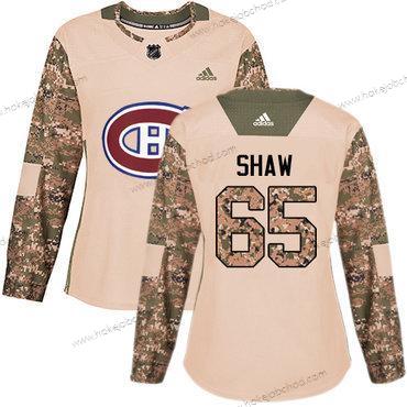 Adidas Žena Montreal Canadiens #65 Andrew Shaw Camo Autentické 2017 Veterans Day Sešitý NHL Dres