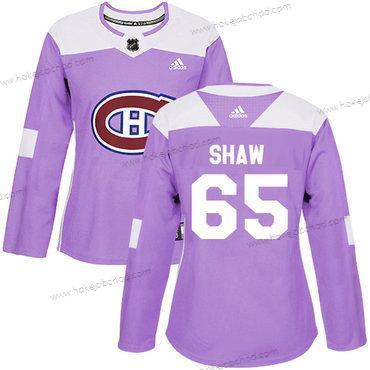 Adidas Žena Montreal Canadiens #65 Andrew Shaw Nachový Autentické Bojuje proti rakovině Sešitý NHL Dres