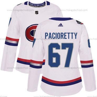 Adidas Žena Montreal Canadiens #67 Max Pacioretty Bílý Autentické 1917-2017 100th Klasický Sešitý NHL Dres