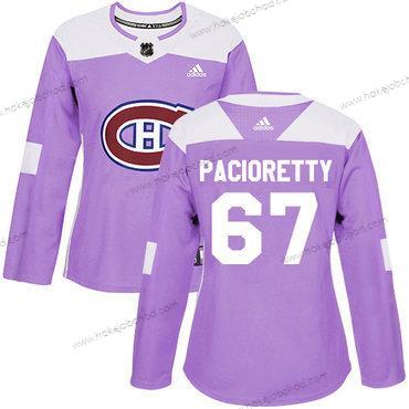 Adidas Žena Montreal Canadiens #67 Max Pacioretty Nachový Autentické Bojuje proti rakovině Sešitý NHL Dres