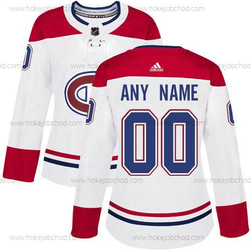 Adidas Žena Montreal Canadiens Přizpůsobené NHL Autentické Bílý Dres