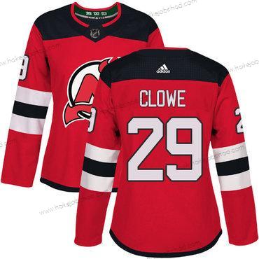 Adidas Žena New Dres Devils #29 Ryane Clowe Červené Domácí Autentické Sešitý NHL Dres