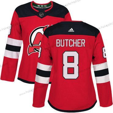 Adidas Žena New Dres Devils #8 Will Butcher Červené Domácí Autentické Sešitý NHL Dres