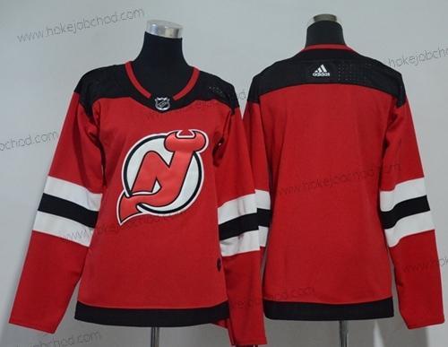 Adidas Žena New Dres Devils Prázdný Červené Domácí Autentické Sešitý NHL Dres