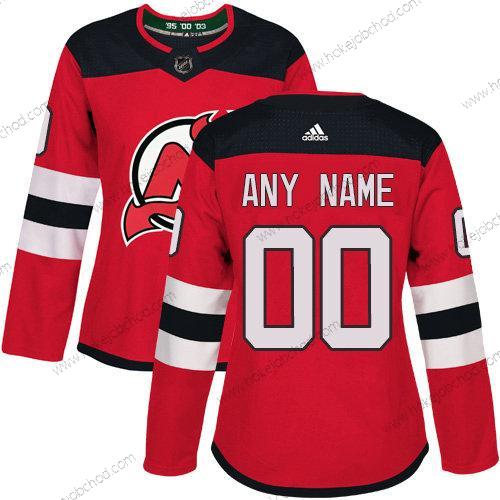 Adidas Žena New Dres Devils Přizpůsobené Autentické Červené Domácí NHL Dres