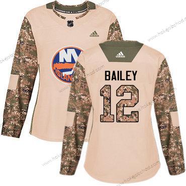 Adidas Žena New York Islanders #12 Josh Bailey Camo Autentické 2017 Veterans Day Sešitý NHL Dres