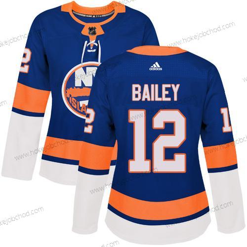 Adidas Žena New York Islanders #12 Josh Bailey Royal Modrý Domácí Autentické Sešitý NHL Dres