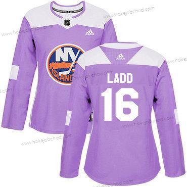 Adidas Žena New York Islanders #16 Andrew Ladd Nachový Autentické Bojuje proti rakovině Sešitý NHL Dres