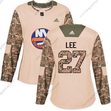 Adidas Žena New York Islanders #27 Anders Lee Camo Autentické 2017 Veterans Day Sešitý NHL Dres