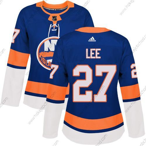 Adidas Žena New York Islanders #27 Anders Lee Royal Modrý Domácí Autentické Sešitý NHL Dres