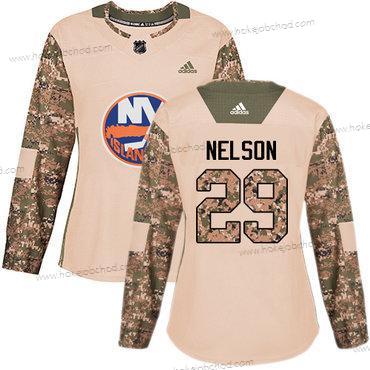 Adidas Žena New York Islanders #29 Brock Nelson Camo Autentické 2017 Veterans Day Sešitý NHL Dres