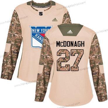 Adidas Žena New York Rangers #27 Ryan Mcdonagh Camo Autentické 2017 Veterans Day Sešitý NHL Dres