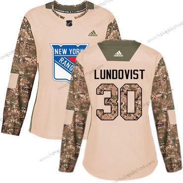 Adidas Žena New York Rangers #30 Henrik Lundqvist Camo Autentické 2017 Veterans Day Sešitý NHL Dres