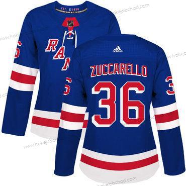 Adidas Žena New York Rangers #36 Mats Zuccarello Royal Modrý Domácí Autentické Sešitý NHL Dres