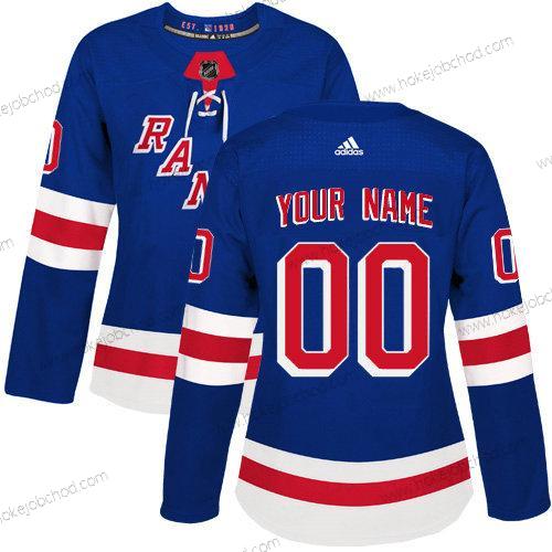 Adidas Žena New York Rangers Přizpůsobené Autentické Royal Modrý Domácí NHL Dres