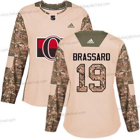 Adidas Žena Ottawa Senators #19 Derick Brassard Camo Autentické 2017 Veterans Day Sešitý NHL Dres