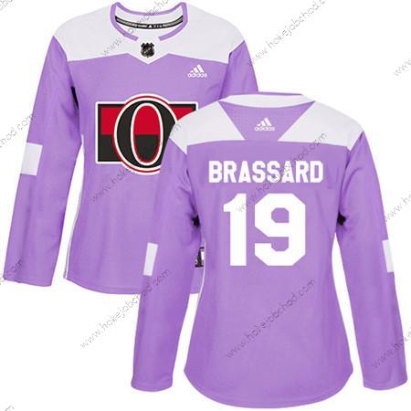 Adidas Žena Ottawa Senators #19 Derick Brassard Nachový Autentické Bojuje proti rakovině Sešitý NHL Dres