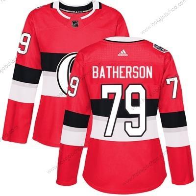 Adidas Žena Ottawa Senators #79 Drake Batherson 100 Klasický Autentické Červené Dres