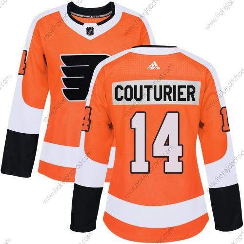 Adidas Žena Philadelphia Flyers #14 Sean Couturier Oranžová Domácí Autentické Sešitý NHL Dres