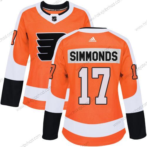 Adidas Žena Philadelphia Flyers #17 Wayne Simmonds Oranžová Domácí Autentické Sešitý NHL Dres