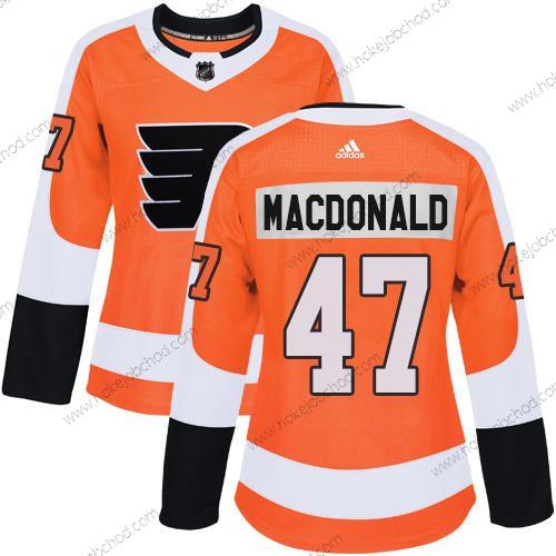 Adidas Žena Philadelphia Flyers #47 Andrew Macdonald Oranžová Domácí Autentické Sešitý NHL Dres