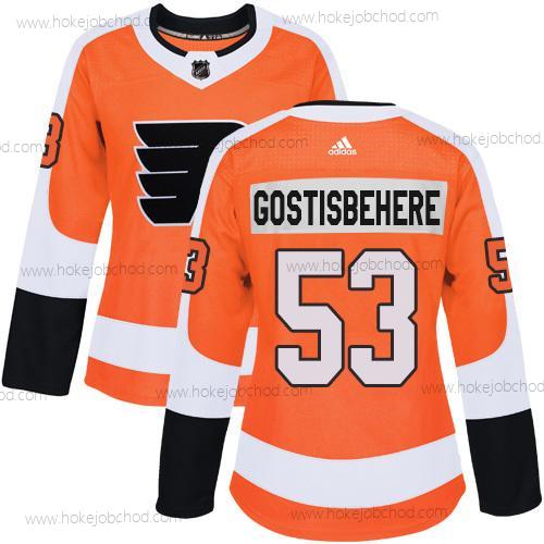 Adidas Žena Philadelphia Flyers #53 Shayne Gostisbehere Oranžová Domácí Autentické Sešitý NHL Dres