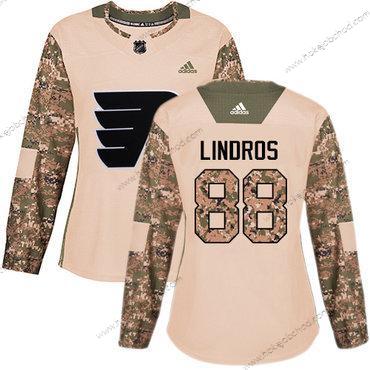 Adidas Žena Philadelphia Flyers #88 Eric Lindros Camo Autentické 2017 Veterans Day Sešitý NHL Dres