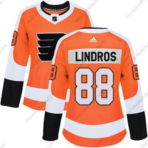 Adidas Žena Philadelphia Flyers #88 Eric Lindros Oranžová Domácí Autentické Sešitý NHL Dres